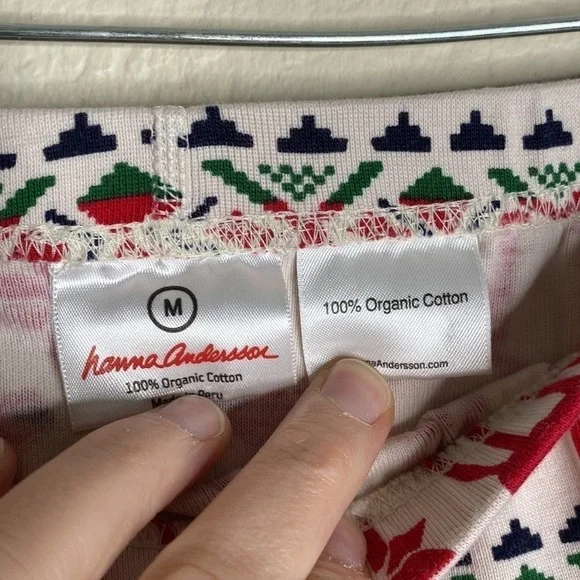 Hanna Andersson reindeer pajama bottoms women’s medium - Picture 2 of 2